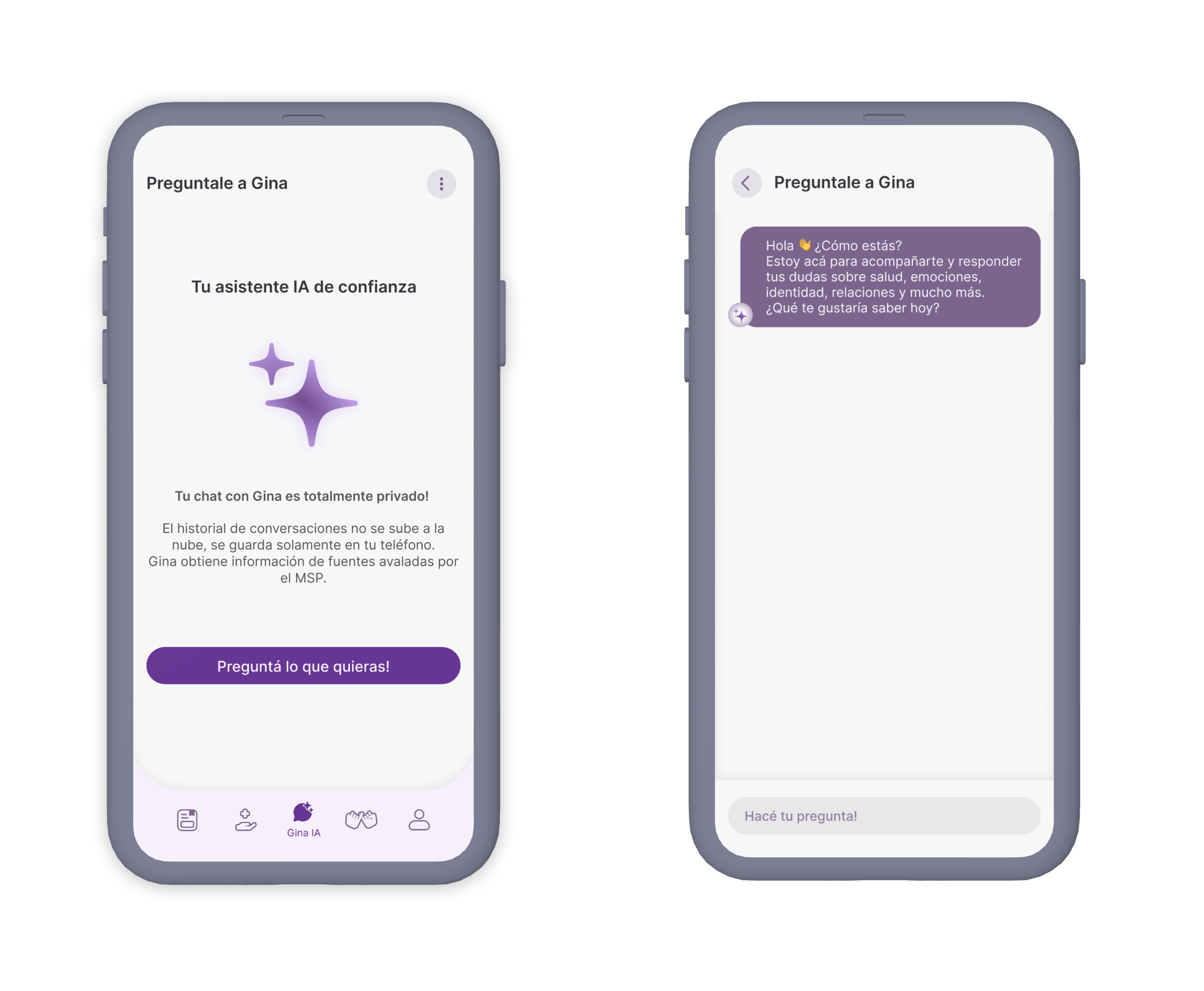 ChatGINA - Tu asistente IA de confianza para preguntas sobre salud