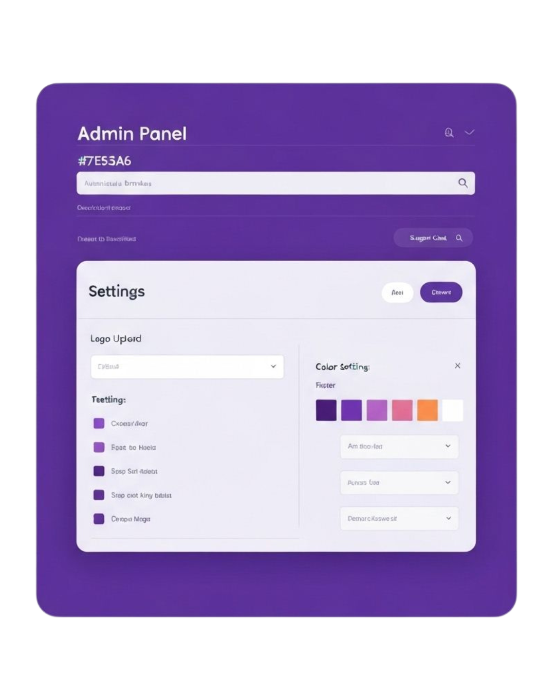 Panel de Soporte y Personalización - Configuración institucional y marca blanca